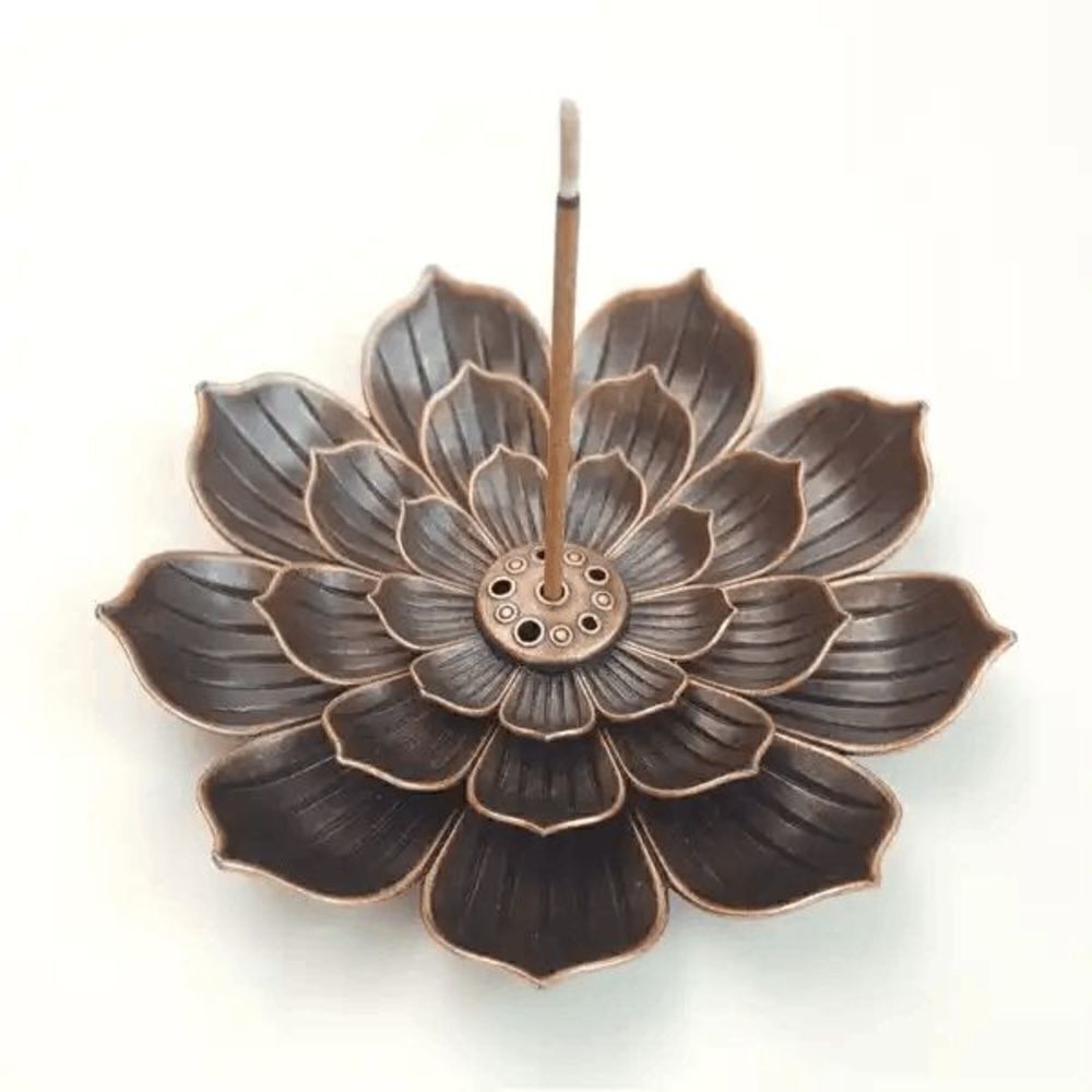 Lotus Flower Multi-Hole Incense Burner Holder